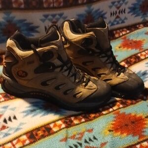 Merrell Men's Brown and Black Outdoor Boots